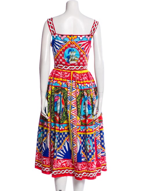 Dolce & Gabbana Printed Long Dress