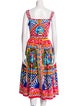 Dolce & Gabbana Printed Long Dress