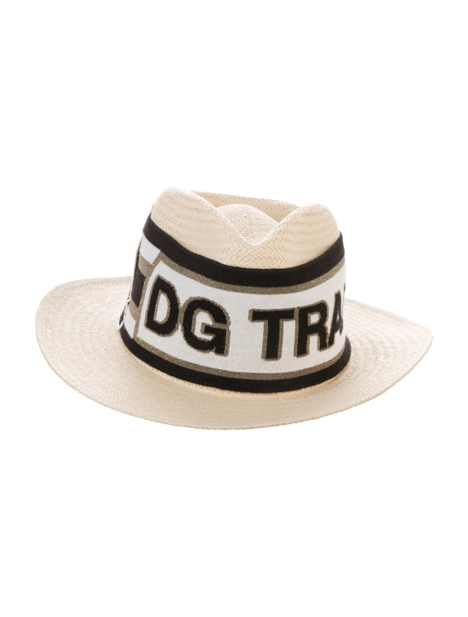 Dolce & Gabbana Printed Straw Hat