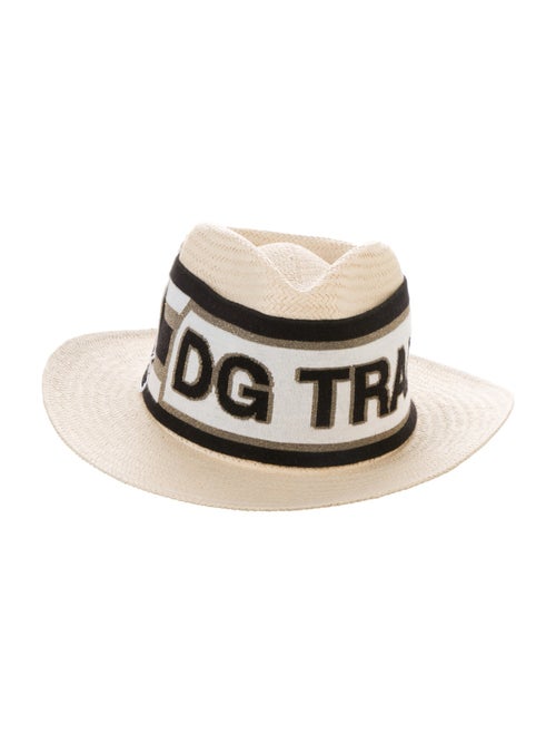 Dolce & Gabbana Printed Straw Hat