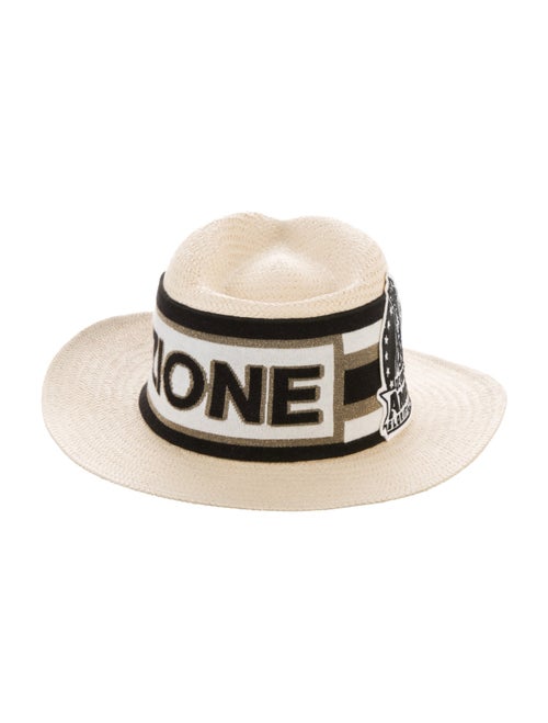 Dolce & Gabbana Printed Straw Hat