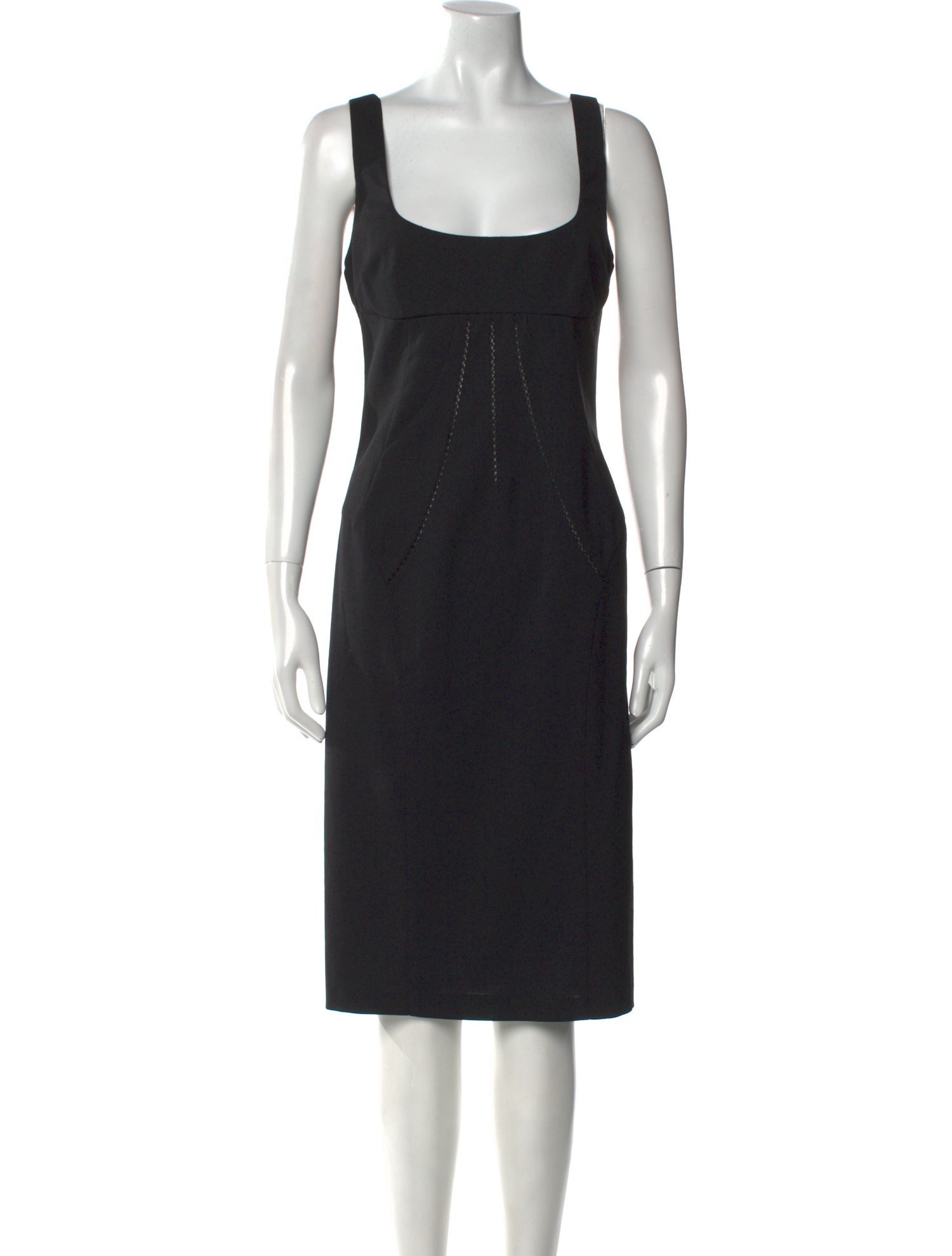 D&G Scoop Neck Midi Length Dress
