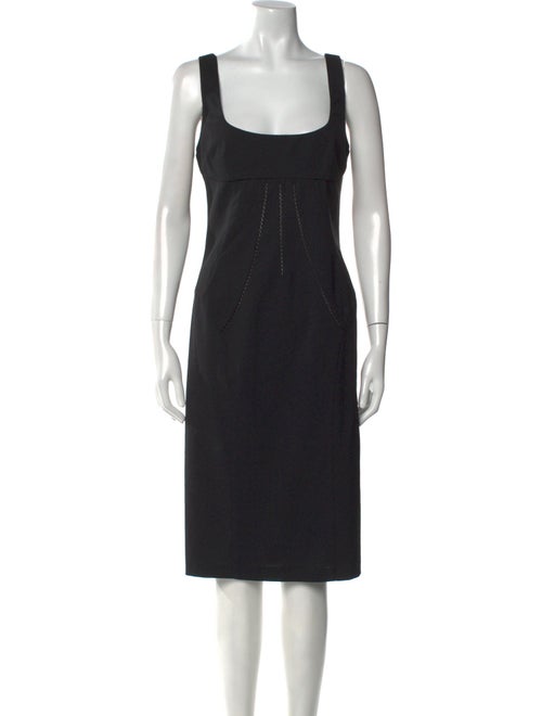 D&G Scoop Neck Midi Length Dress