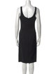 D&G Scoop Neck Midi Length Dress