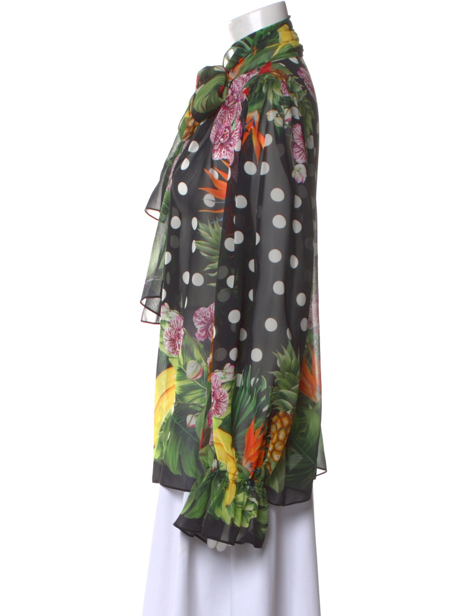 Dolce & Gabbana Silk Printed Blouse