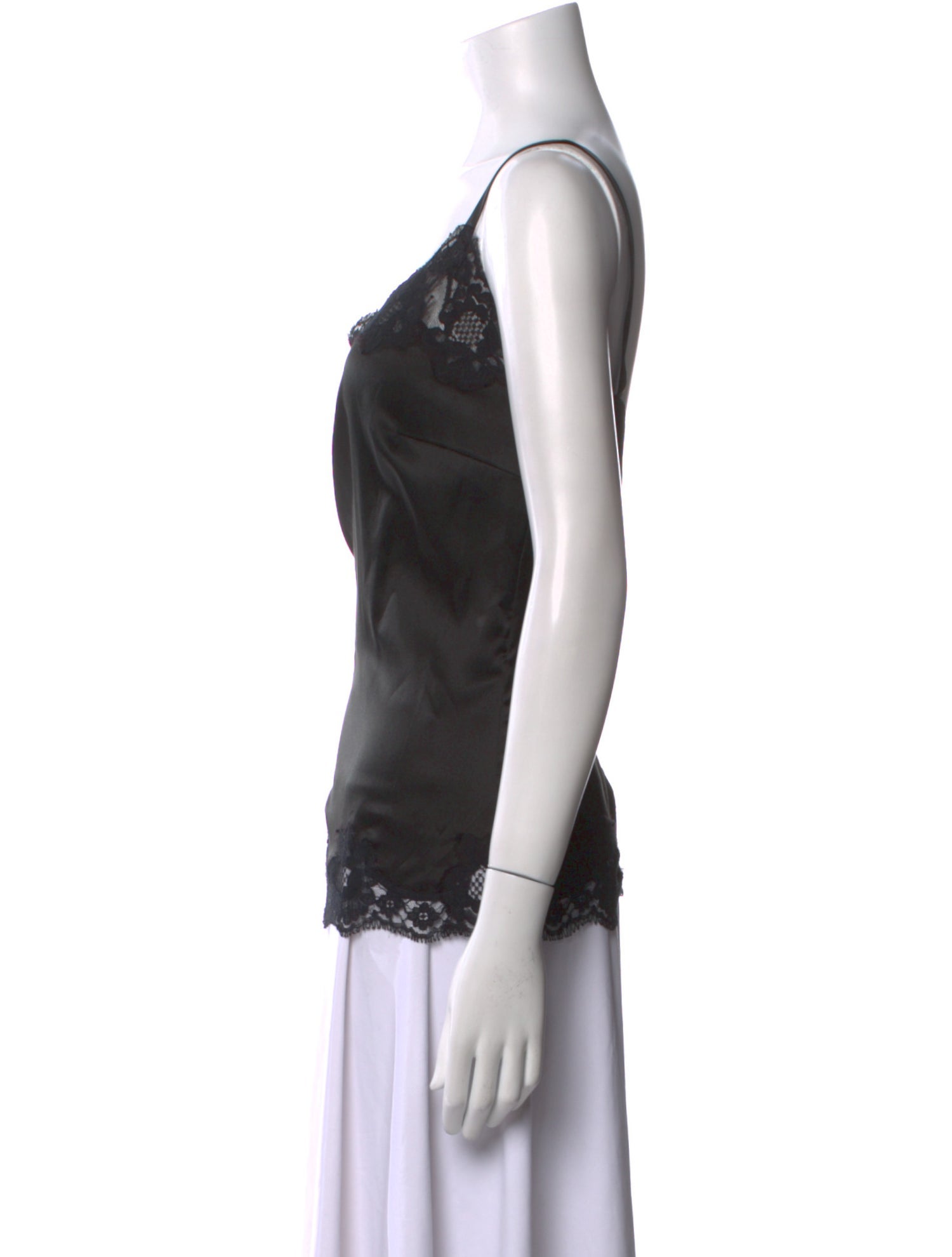 Dolce & Gabbana Silk Square Neckline Top