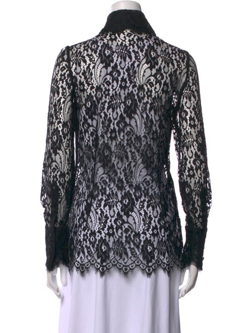 Dolce & Gabbana Lace Lace Pattern Button-Up Top