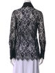 Dolce & Gabbana Lace Lace Pattern Button-Up Top