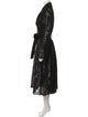 Dolce & Gabbana Lace Pattern Trench Coat