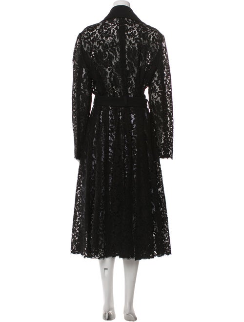 Dolce & Gabbana Lace Pattern Trench Coat