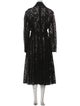 Dolce & Gabbana Lace Pattern Trench Coat