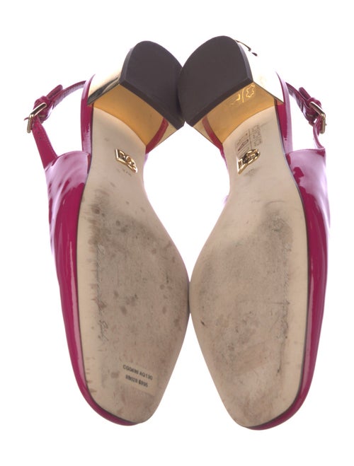 Dolce & Gabbana Patent Leather Slingback Pumps