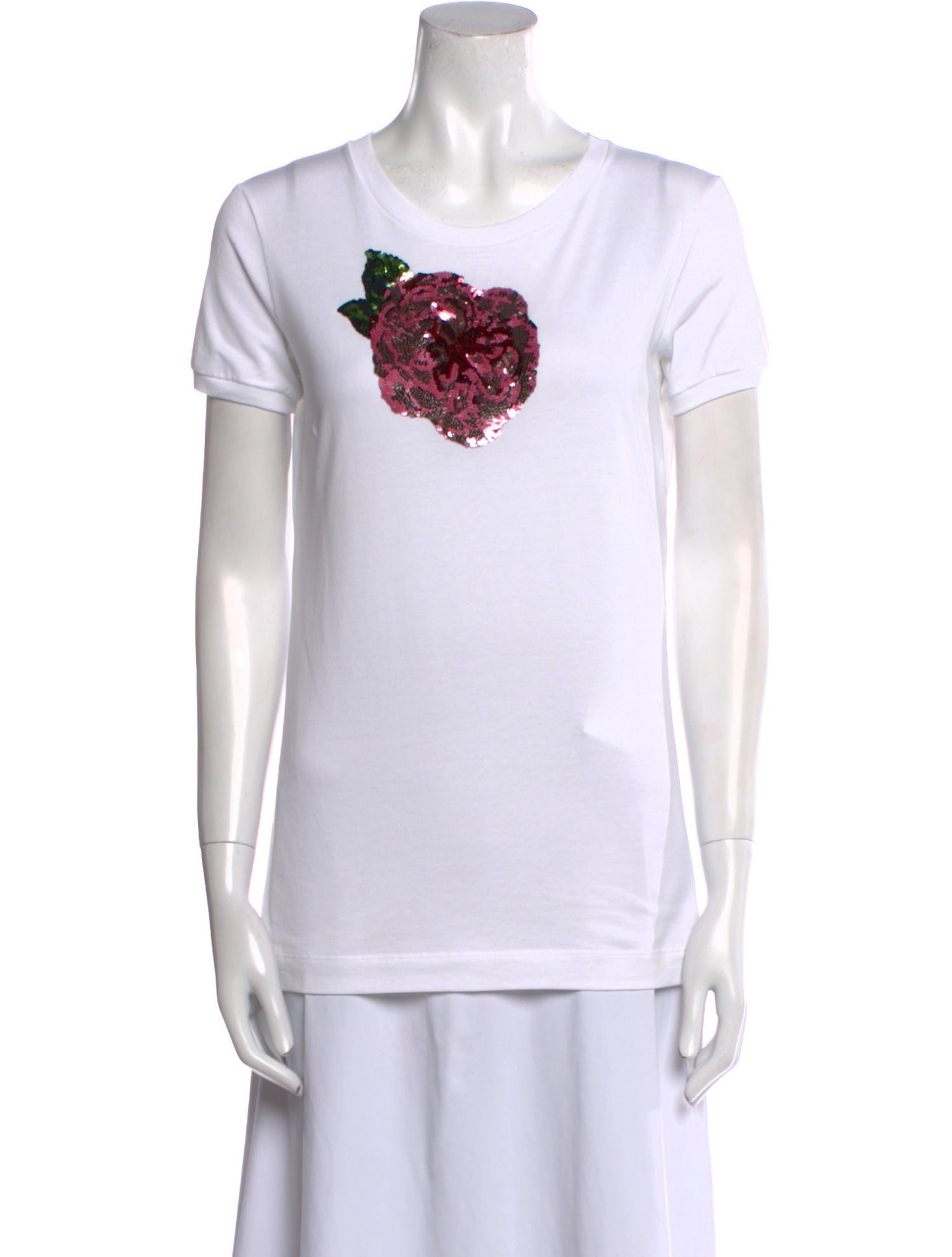 Dolce & Gabbana Graphic Print Crew Neck T-Shirt