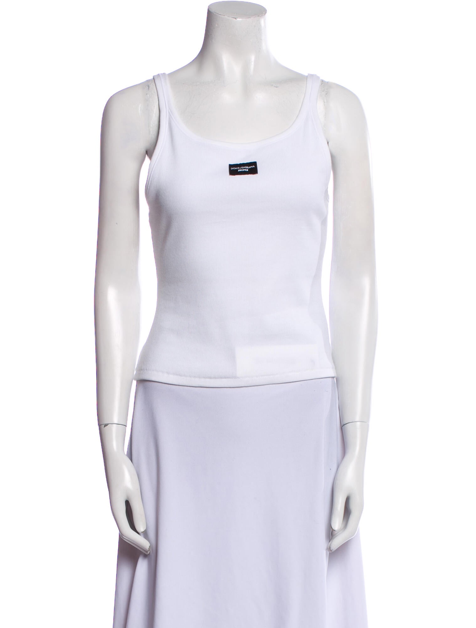 Dolce&Gabbana x Skims Graphic Print Scoop Neck Top w/ Tags