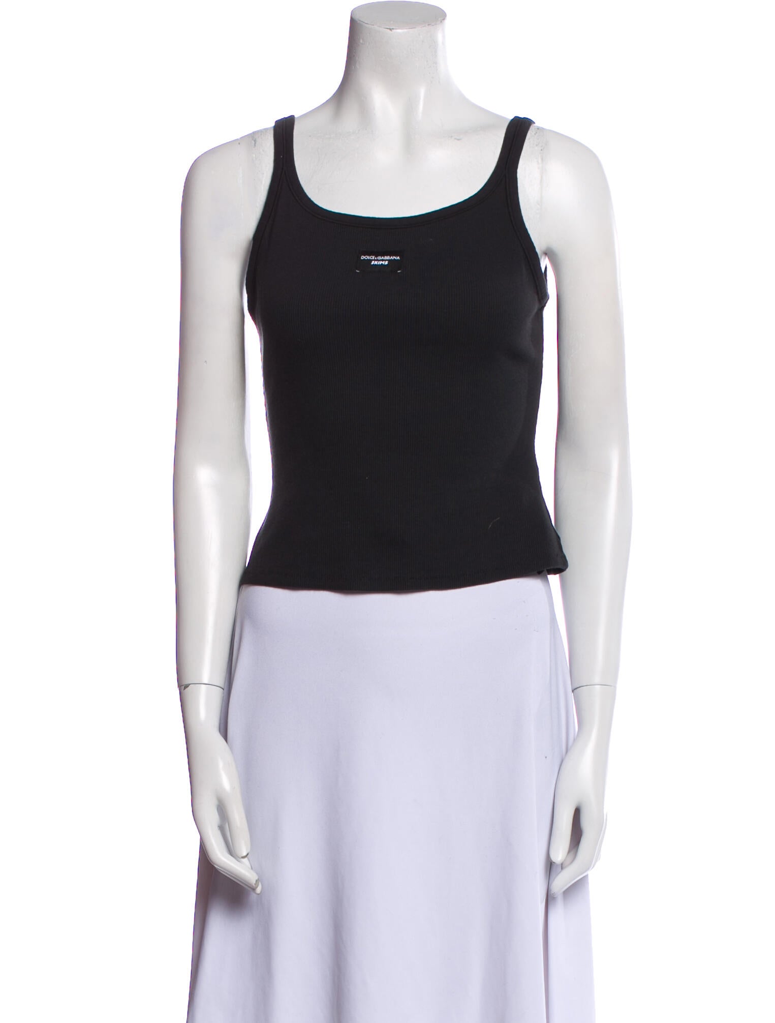 Dolce & Gabbana Scoop Neck Sleeveless Top