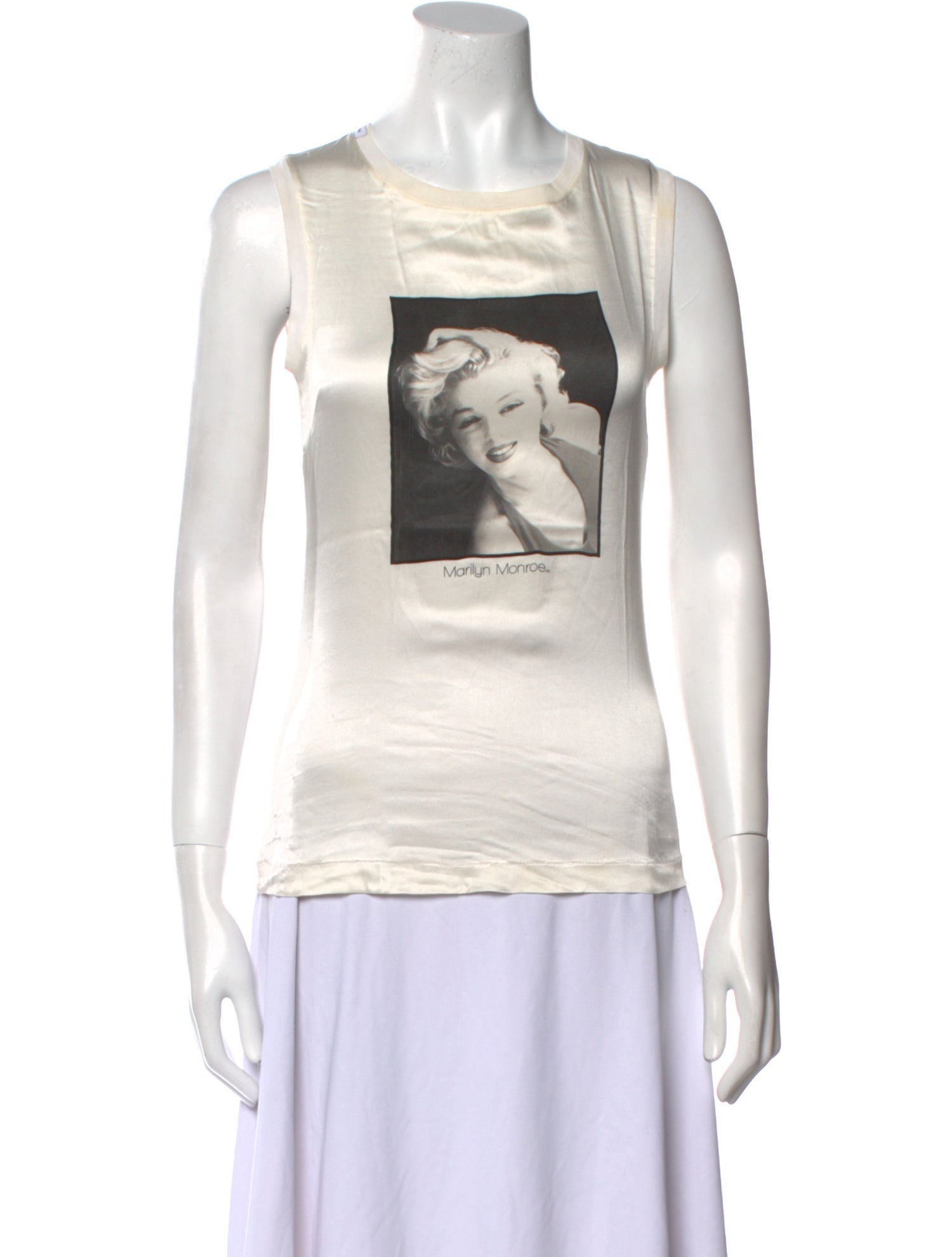 Dolce & Gabbana Graphic Print Scoop Neck Top