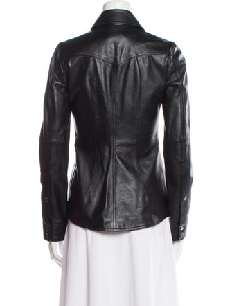 Dolce & Gabbana Leather Biker Jacket