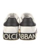 Dolce & Gabbana Leather Graphic Print Sneakers
