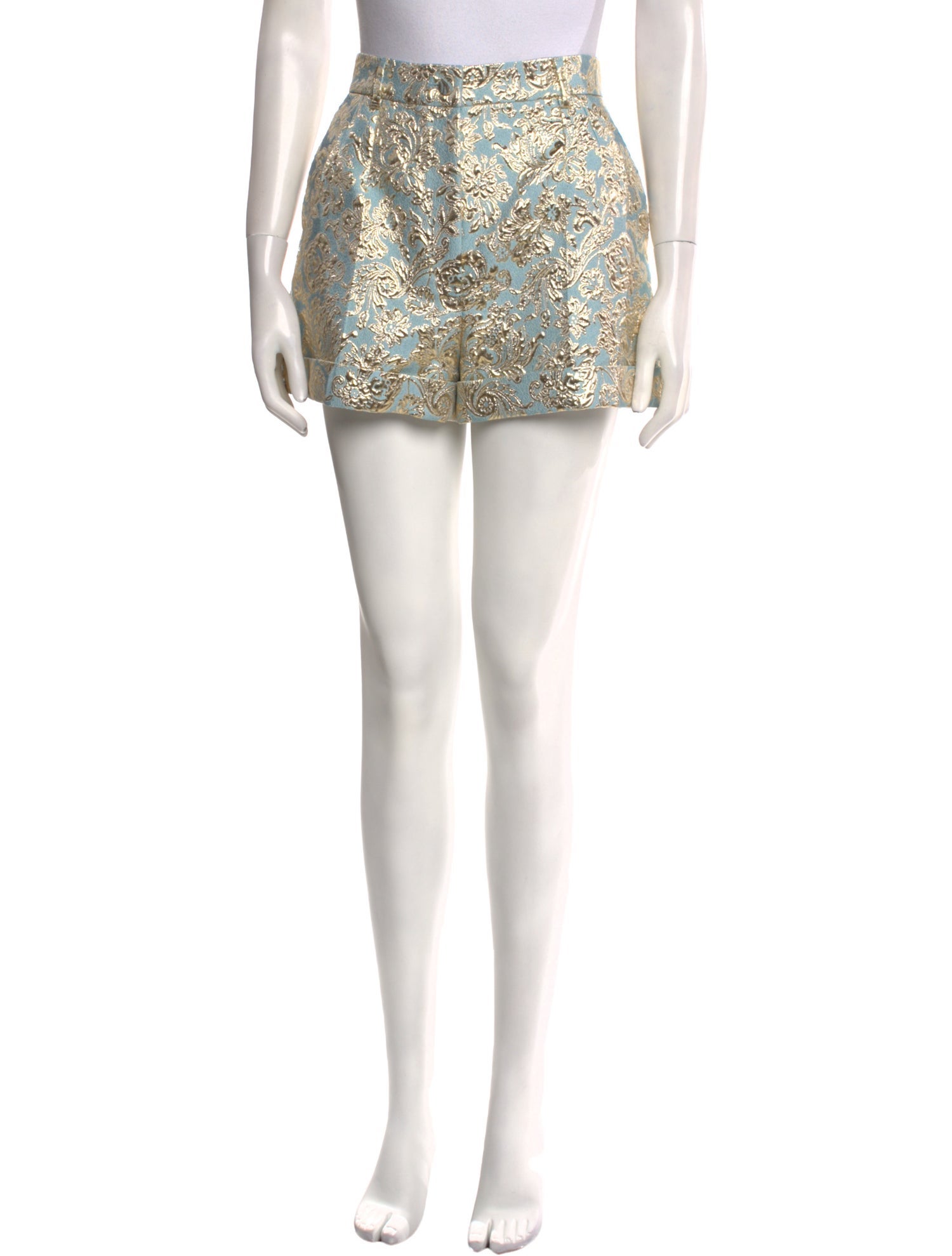 Dolce & Gabbana Floral Print Mini Shorts