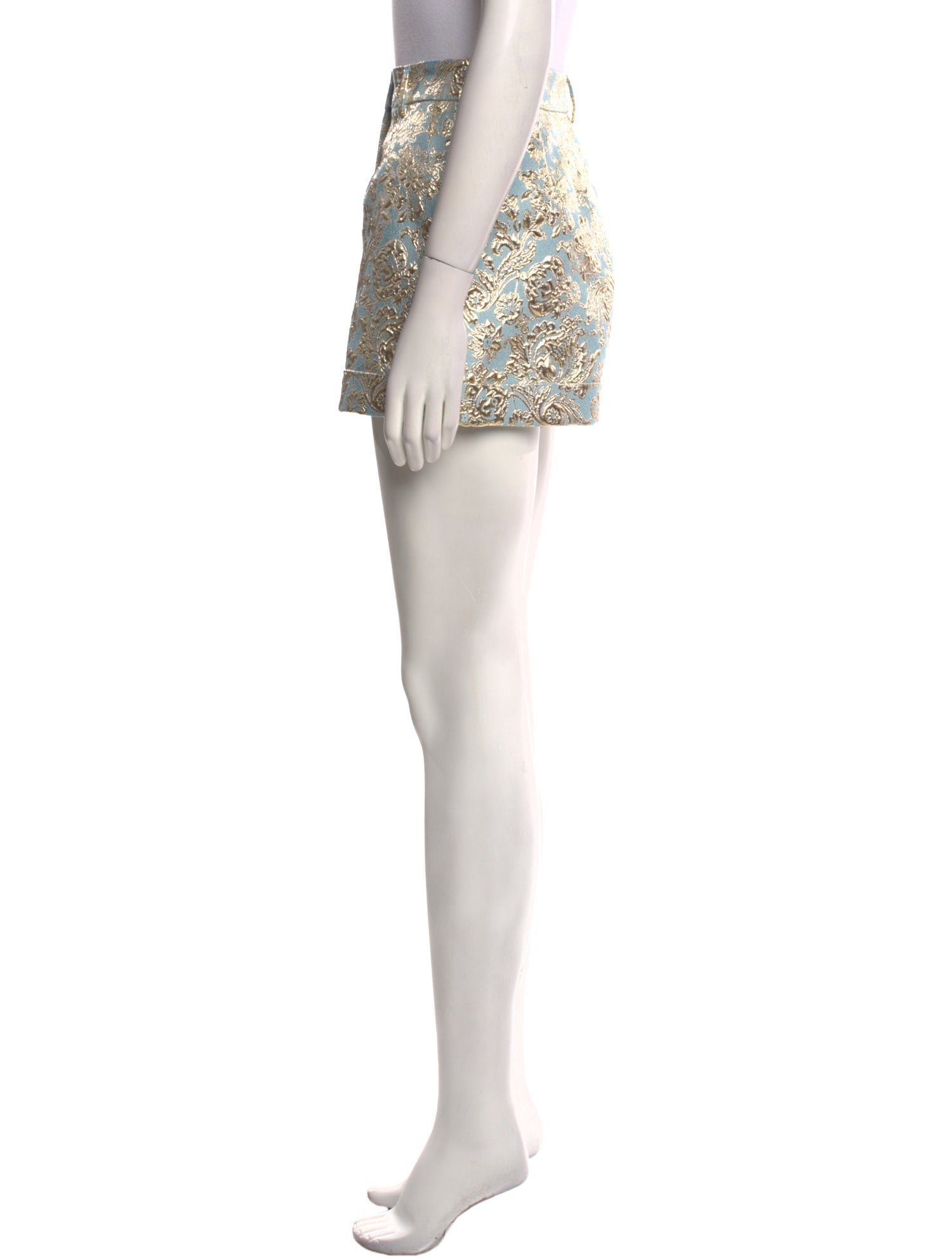 Dolce & Gabbana Floral Print Mini Shorts