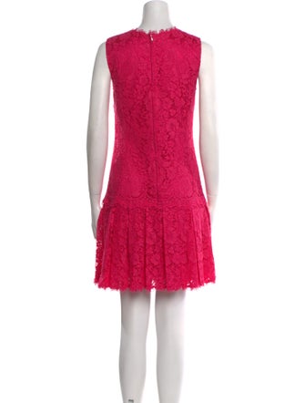 Dolce & Gabbana Crew Neck Mini Dress