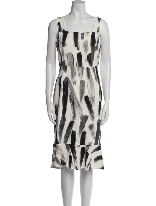 Dolce & Gabbana Printed Knee-Length Dress