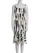 Dolce & Gabbana Printed Knee-Length Dress