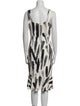 Dolce & Gabbana Printed Knee-Length Dress