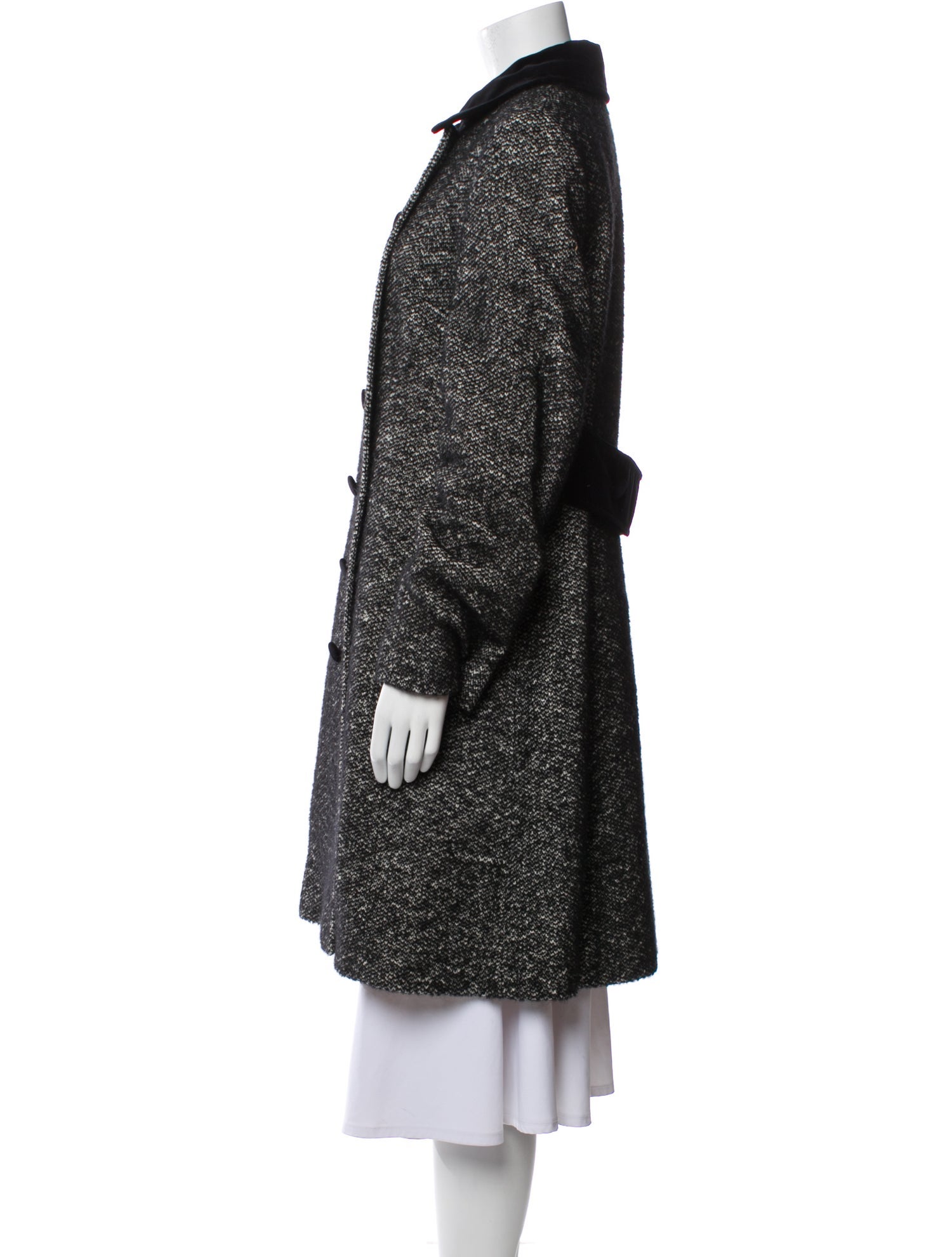 Dolce & Gabbana Tweed Pattern Coat w/ Tags