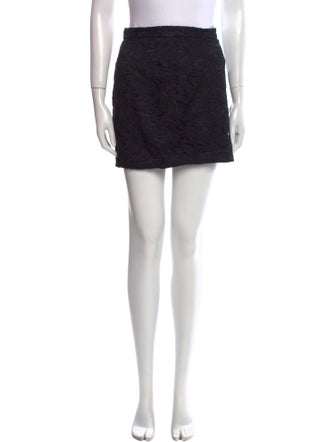 Dolce & Gabbana Lace Trim Embellishment Mini Skirt