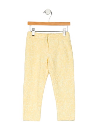 Dolce & Gabbana Girls' Patterned Casual Pants