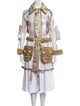 Dolce & Gabbana PVC Colorblock Pattern Coat