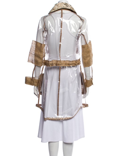 Dolce & Gabbana PVC Colorblock Pattern Coat