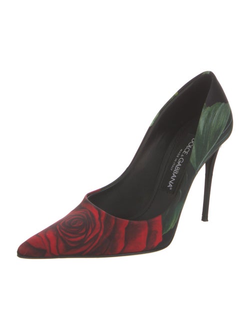 Dolce & Gabbana Printed Slingback Pumps