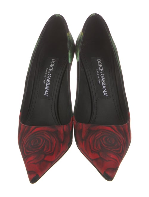 Dolce & Gabbana Printed Slingback Pumps