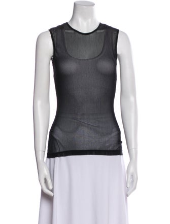 Dolce & Gabbana Crew Neck Sleeveless Top
