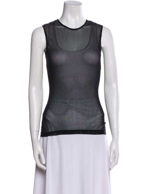 Dolce & Gabbana Crew Neck Sleeveless Top