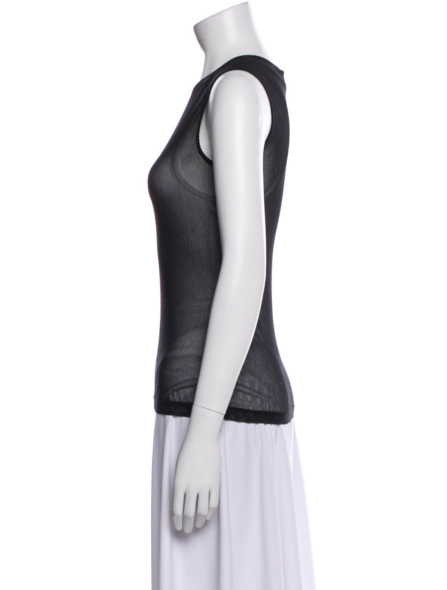 Dolce & Gabbana Crew Neck Sleeveless Top