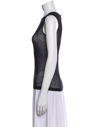 Dolce & Gabbana Crew Neck Sleeveless Top