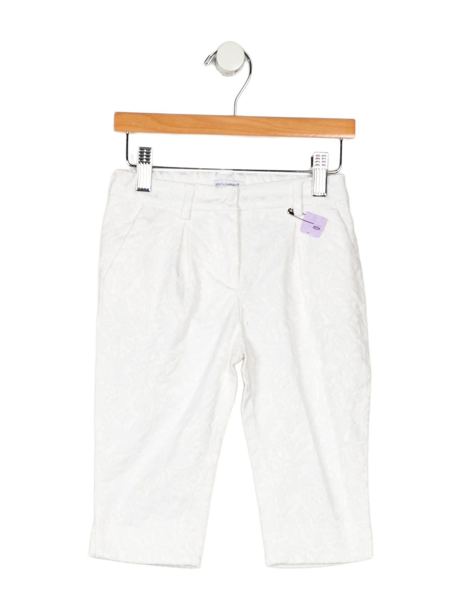 Dolce & Gabbana Toddler Girls' Jacquard Patterned Pants