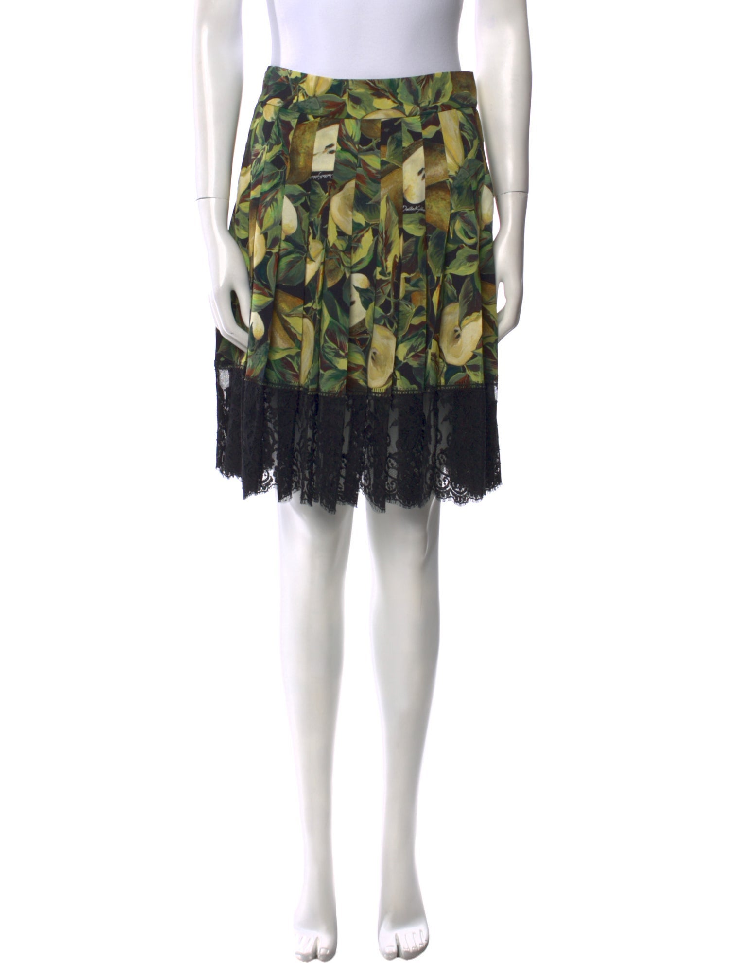 Dolce & Gabbana Lace Knee-Length Skirt