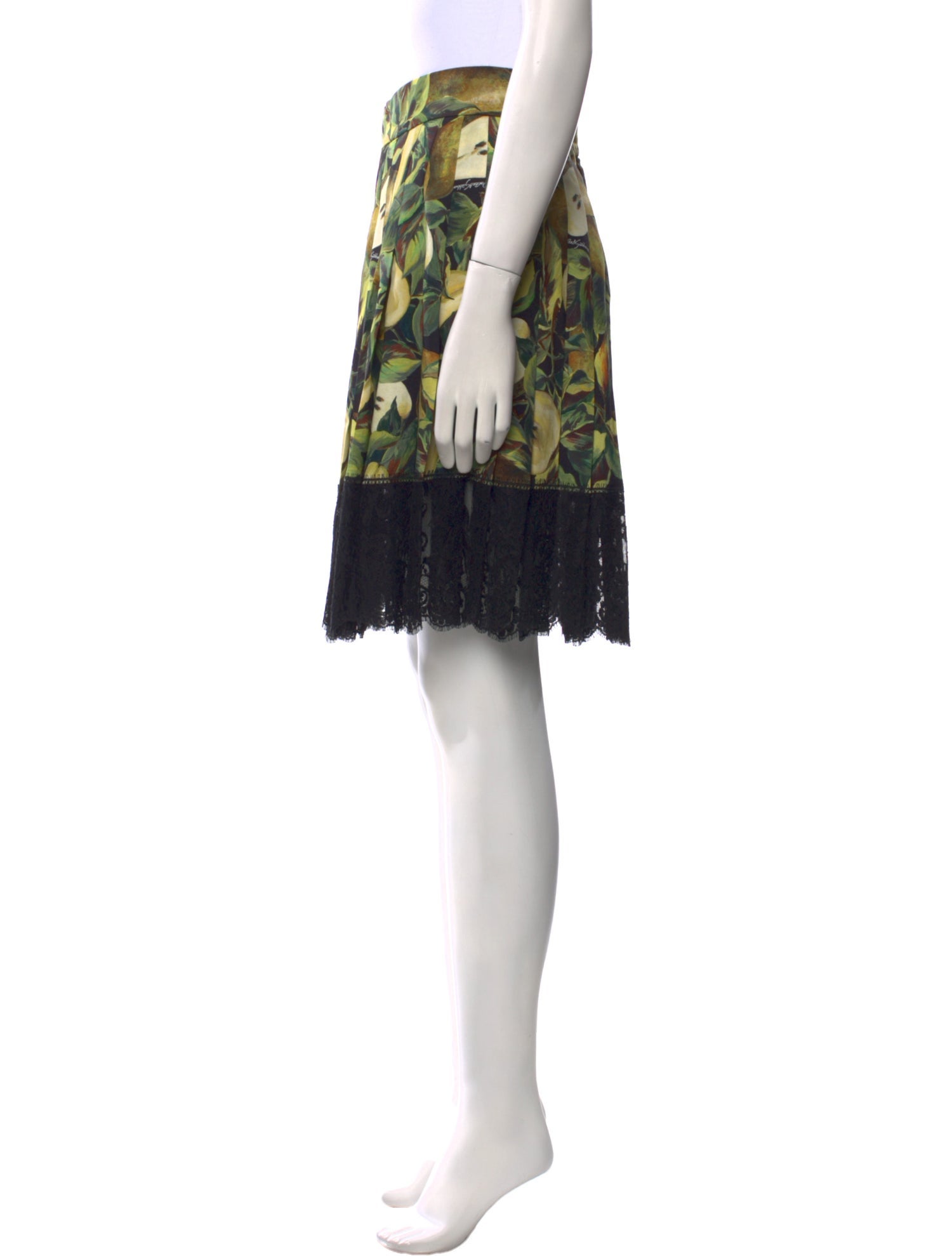 Dolce & Gabbana Lace Knee-Length Skirt