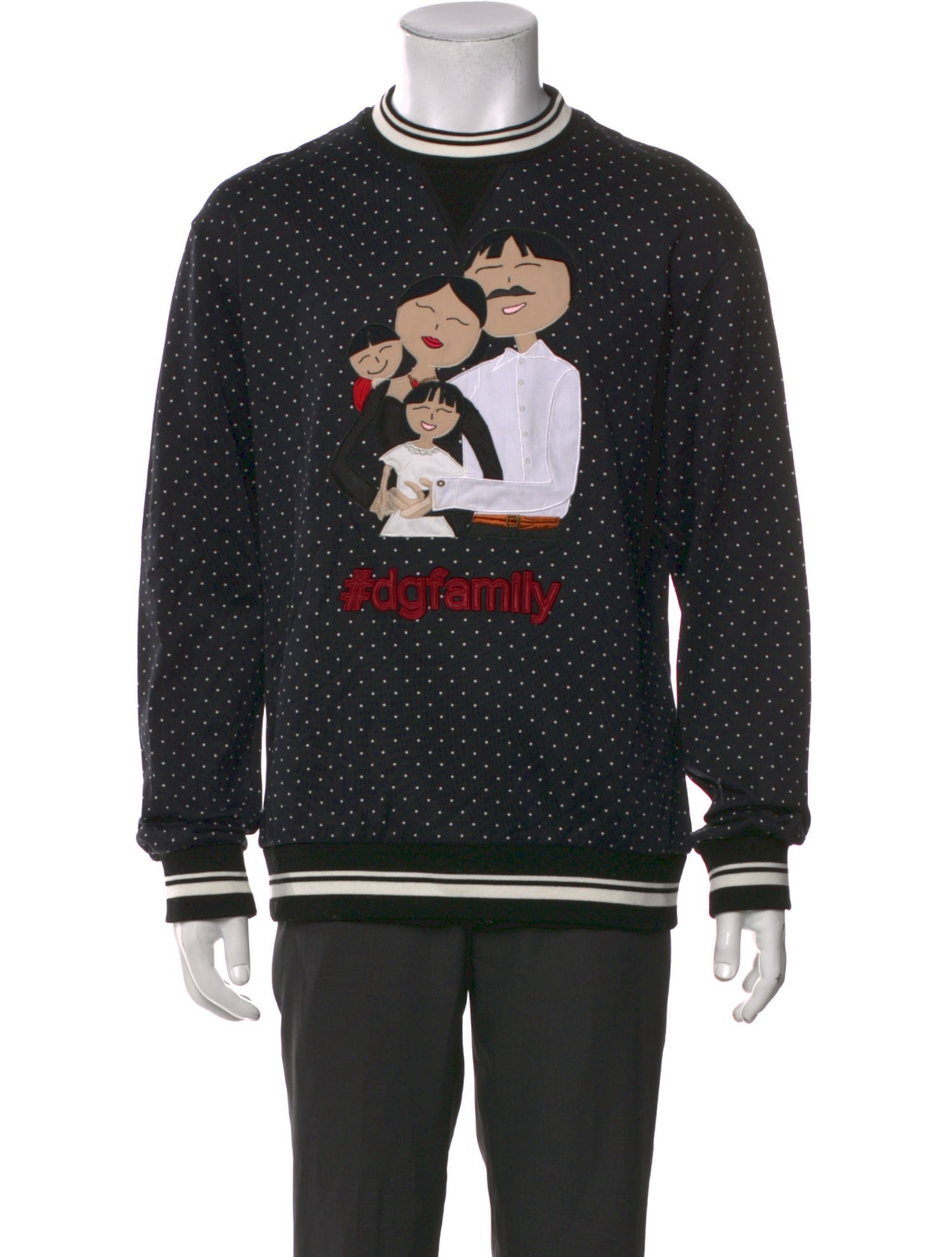 Dolce & Gabbana Graphic Print Crew Neck Sweatshirt