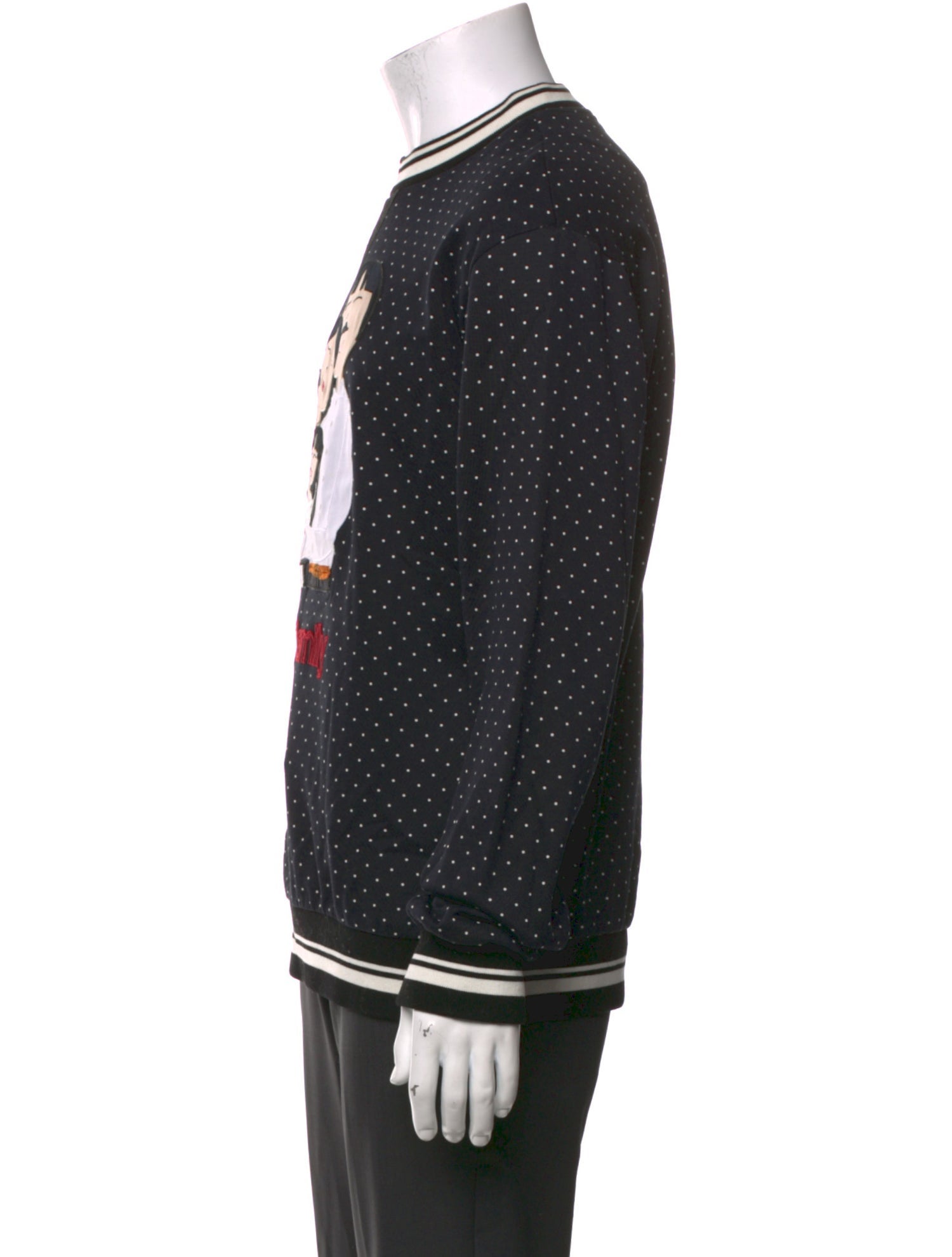 Dolce & Gabbana Graphic Print Crew Neck Sweatshirt