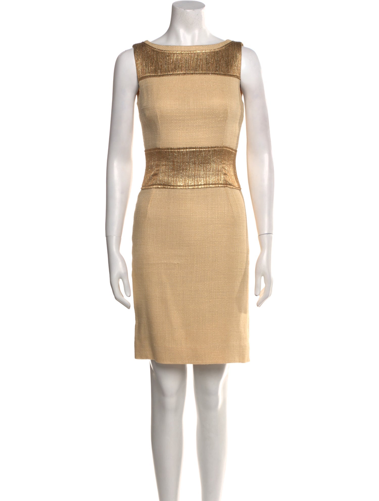 Dolce & Gabbana Bateau Neckline Mini Dress