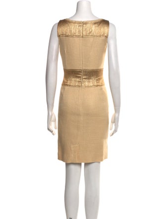 Dolce & Gabbana Bateau Neckline Mini Dress