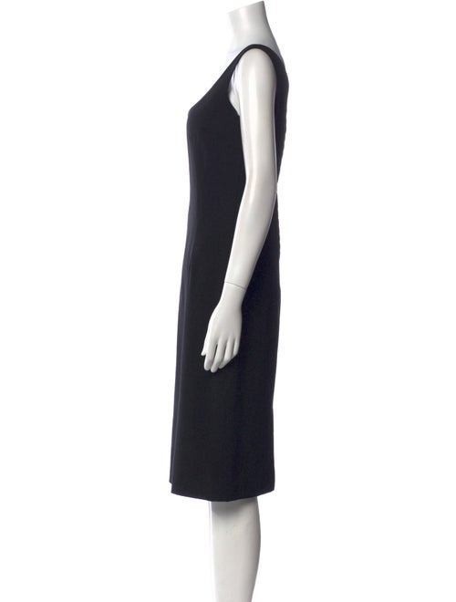 Dolce & Gabbana Virgin Wool Midi Length Dress