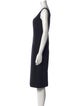 Dolce & Gabbana Virgin Wool Midi Length Dress