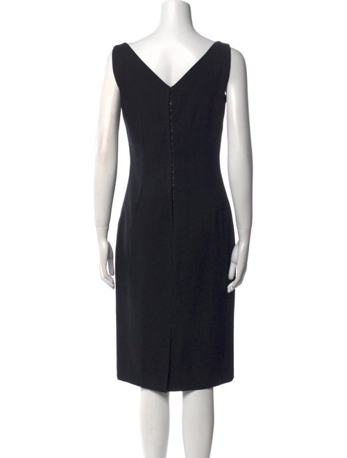 Dolce & Gabbana Virgin Wool Midi Length Dress