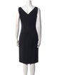 Dolce & Gabbana Virgin Wool Midi Length Dress